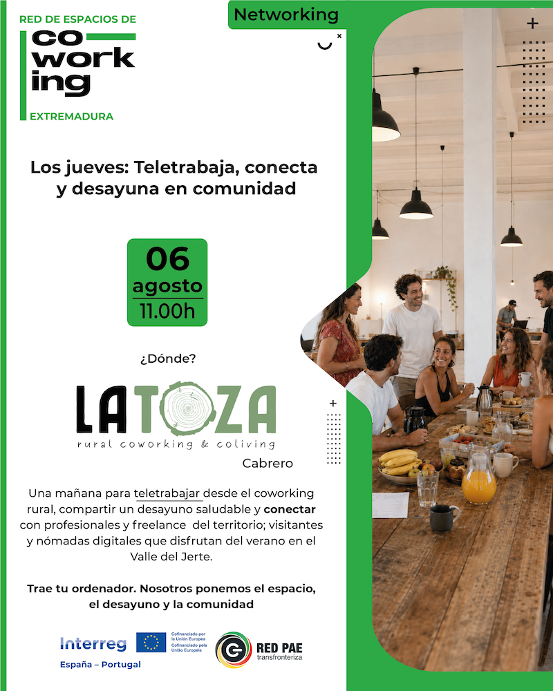 Coworking y coliving rural